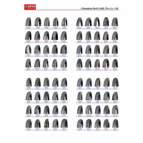 High Temperature Resistance Motorcycle Tire 90/90-12 All Terrain Snow Vacuum Tire 8pr