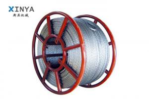 China Galvanized Steel Anti Twist Wire Rope for Transmission Line Stringing on sale