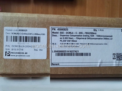 DCM(12)-C-G.655(LEAF)-(-120KM)-FBG 45080023 Optical Fiber DCM Dispersion compensation module