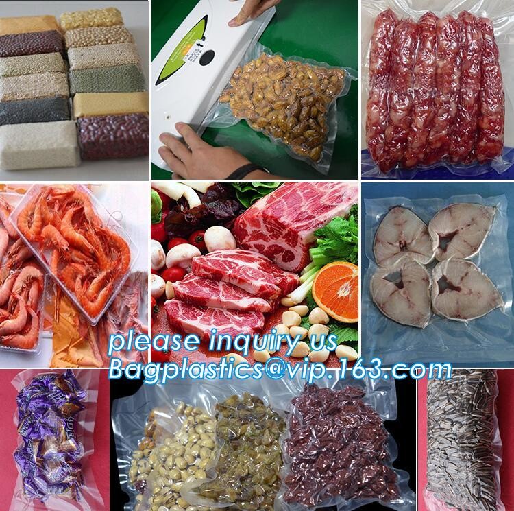 vacuum heat sealing bag Embossed Vaccum Compressed Bag Recyclable Plastic Vacuum Sealer Bags For Food Reusable Food Vacu