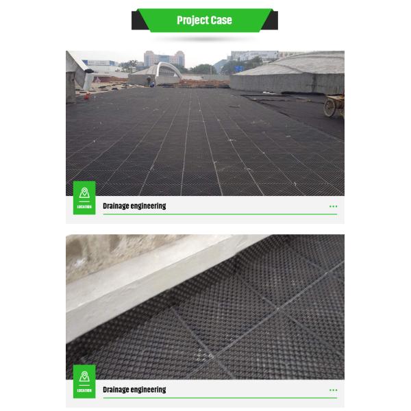 HDPE Dimpled Green Roof Garden Foundation Membrane for 4 Quantity per square meter