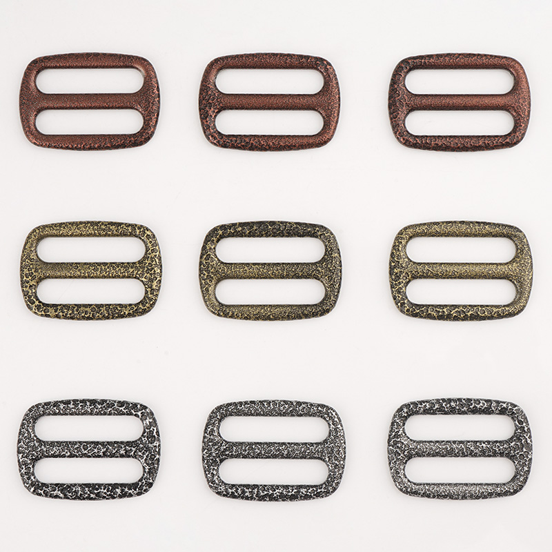 Metal 1" Strap Buckle Slide 25mm Metal Adjustment Buckle for Handbags Customized Logo