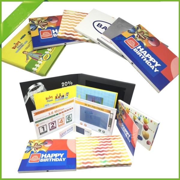 HD Screen Flip Book Video CMYK Printing 1024×600p 55dB Maximum Volume