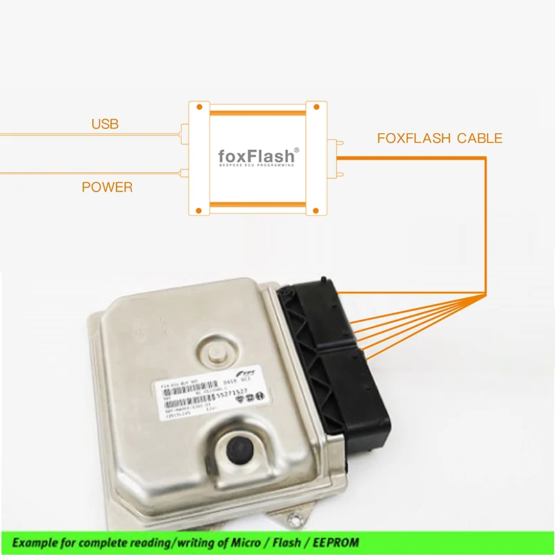 FoxFlash Super Strong ECU TCU Clone Chip Tuning Tool Software V1.4.2 Firmware Version FW:D087 Supporting Auto Checksum