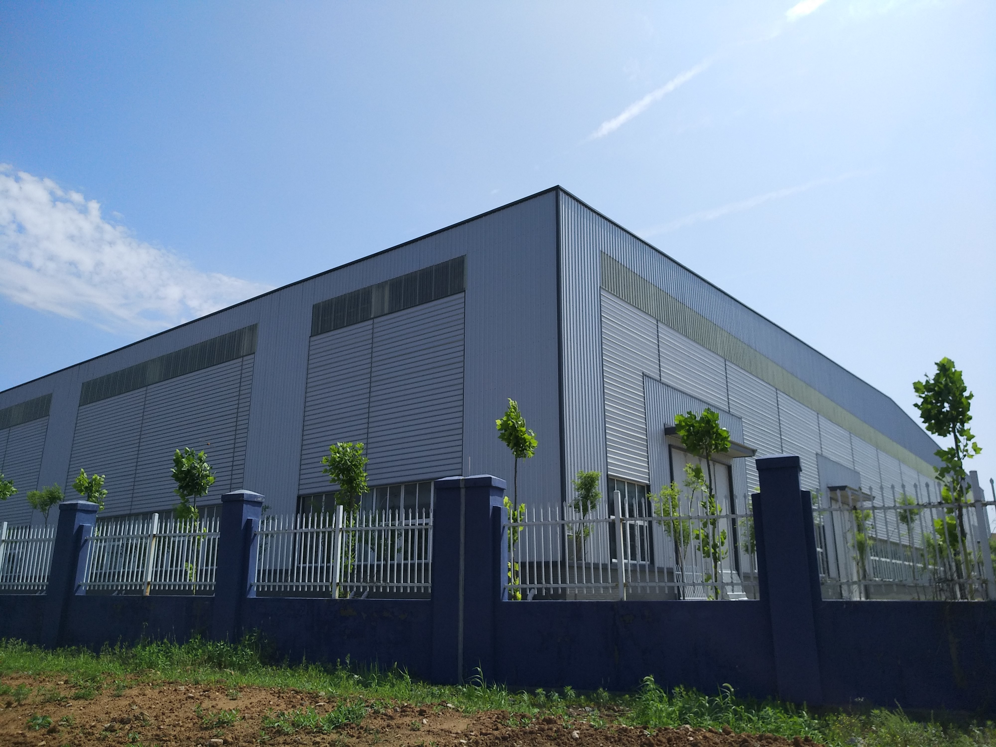 Large Span Portal Frame Prefabricated Steel Structure Factory Construction Solution