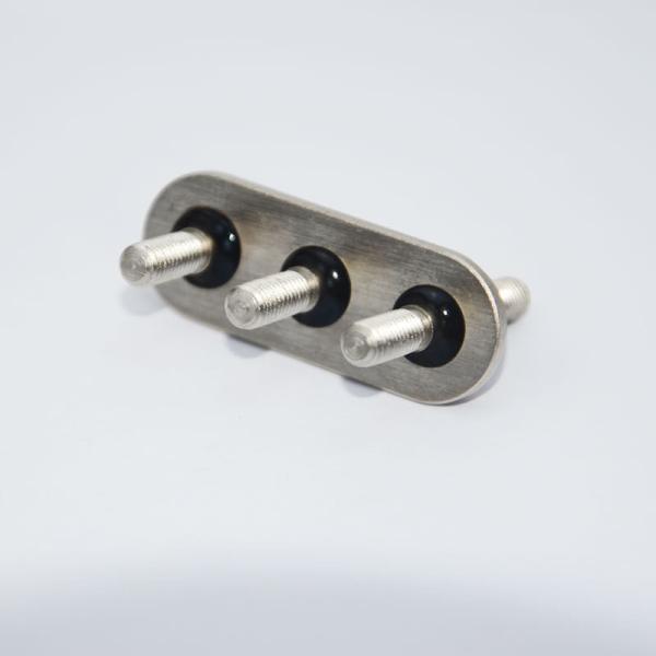 30A Hermetic Hermetic Electrical Vehicle Connectors 4J28 Nickel Plated Custom