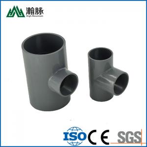 China Customized 3 Way PVC Pipe Fittings DN 20mm 30mm For Water Supply on sale