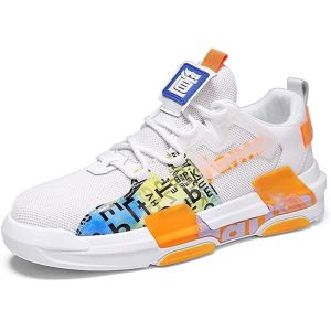 VAXAV Leather Upper Women'S Fashion Stylish Walking Sneakers