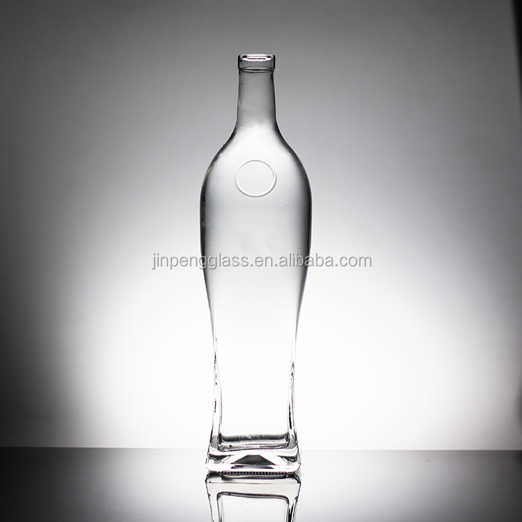 300ML Empty Slender Shape Glass Cooking Oil Bottle Customized for and Industrial