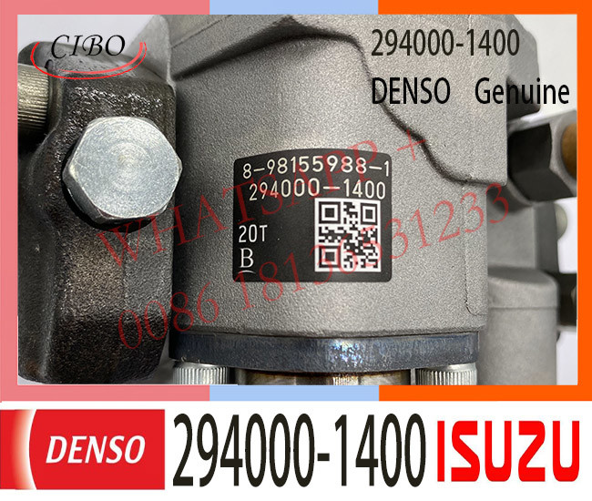 294000-1400 DENSO Diesel Engine Fuel HP3 pump 294000-1400 294000-1401 for ISUZU 4JJ1 8-98155988-1 8-98155988-0