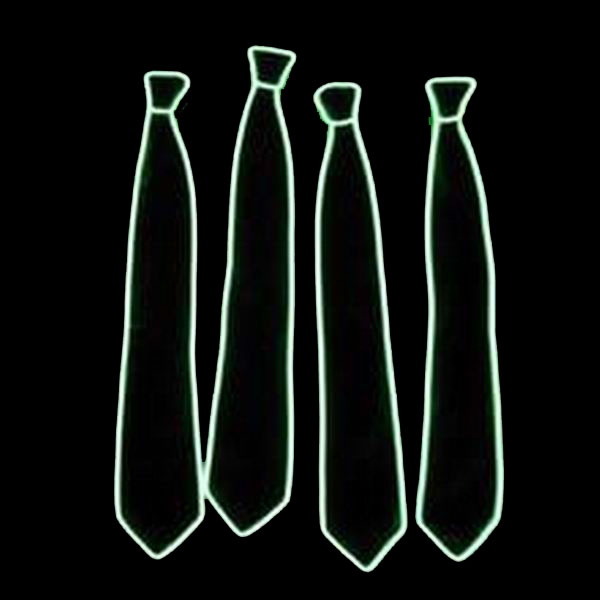 hot sale attractive el necktie/ glow necktie/ light up necktie