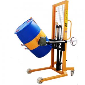 China Manual 1.5kwh 400KG Hydraulic Forklift Drum Tilter Equipment on sale
