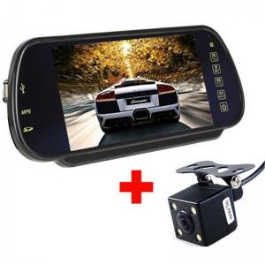 China 7 Inch TFT LCD Car Backup Camera Mirror Parking Rearview System 750g Weight on sale