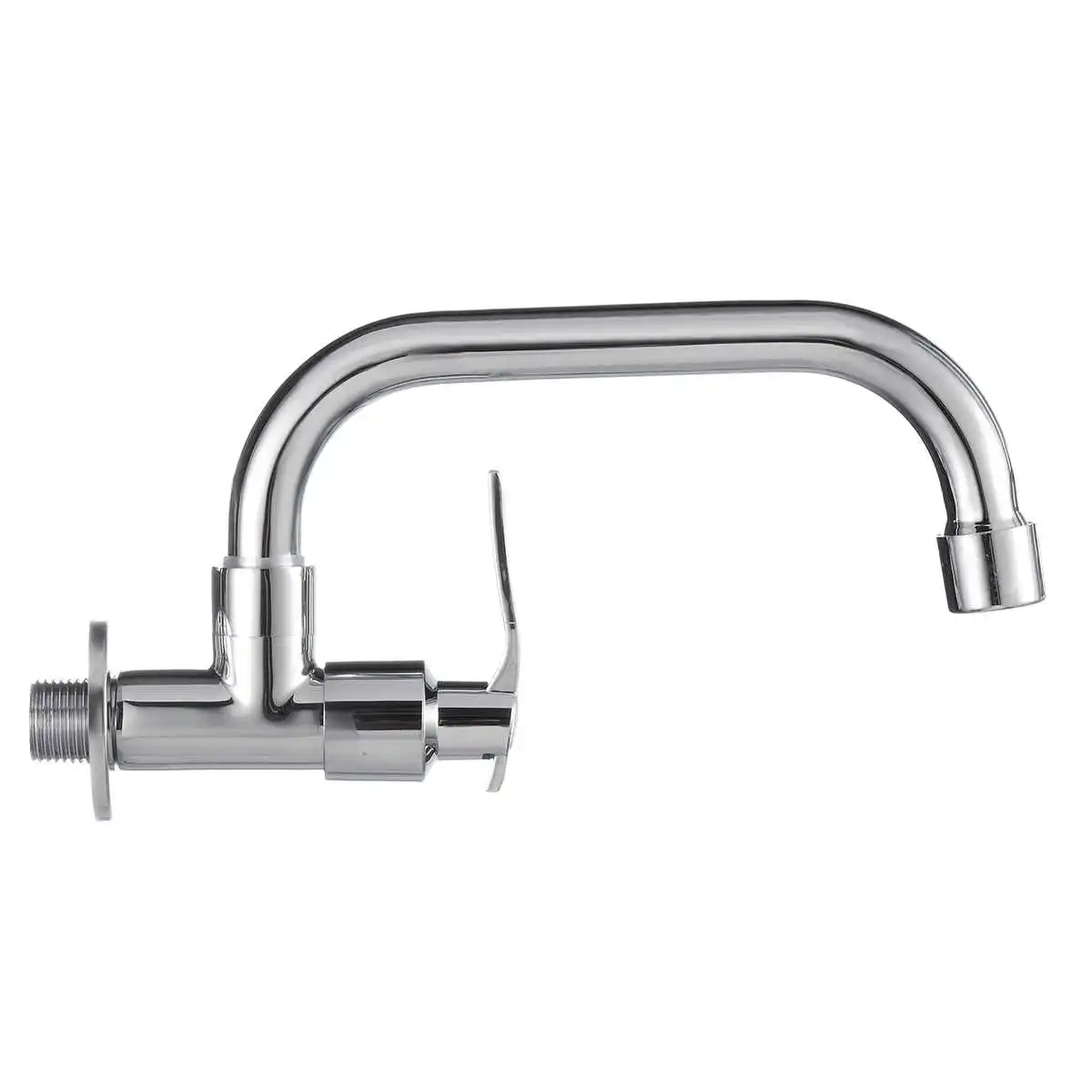 Chrome Finish Stainless Steel Kitchen Faucet Mixer With Hot Cold Water And Diverter
