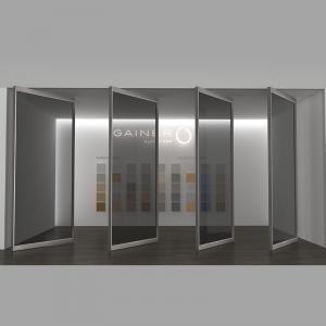 Quality Aluminium Glass Pivot Front Door Framed Pivot Shower Door Multi Panel wholesale