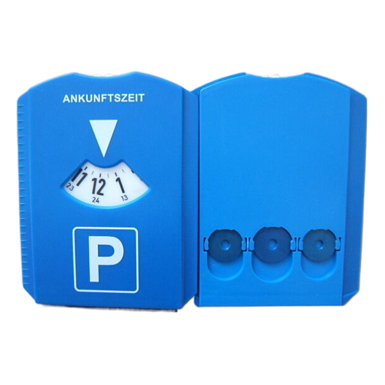 Arrival Soft Car Parking Disc Timer Clock with Snow Scraper Modern Design PS Parking Disk