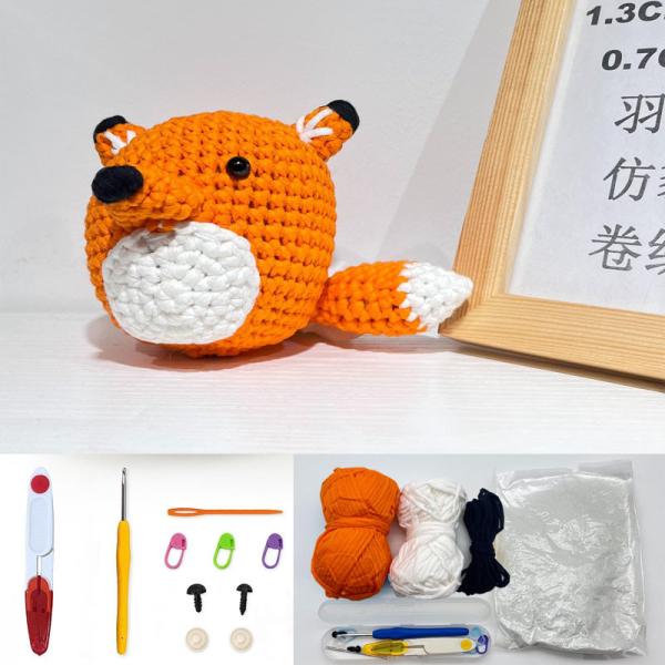 High quality seven craft cute tep-by-step crochet kit for beginners in this video