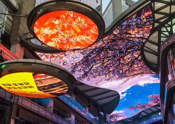 Cheap Waterproof Outdoor Advertising LED Display Screen PCB Irregular LED Screen for sale