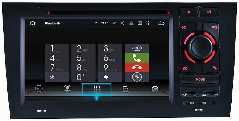 Ouchuangbo car multimedia gps system for Audi A6 1997-2004 with 1080P video wifi multiple amplifiers sound ROM 16GB