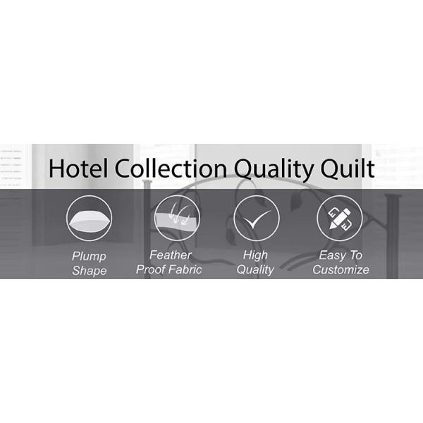 Luxury Cotton Fabric Hotel Duvet 90% White Duck Down Quilt