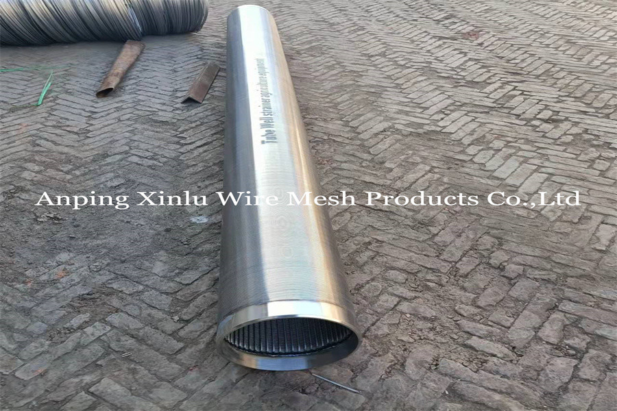 Large Open Area Wedge Wire Screen Pipe polishing For Filtration
