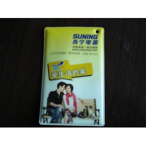 Clear Plastic PVC Badge Holder With Environmental Protection Material