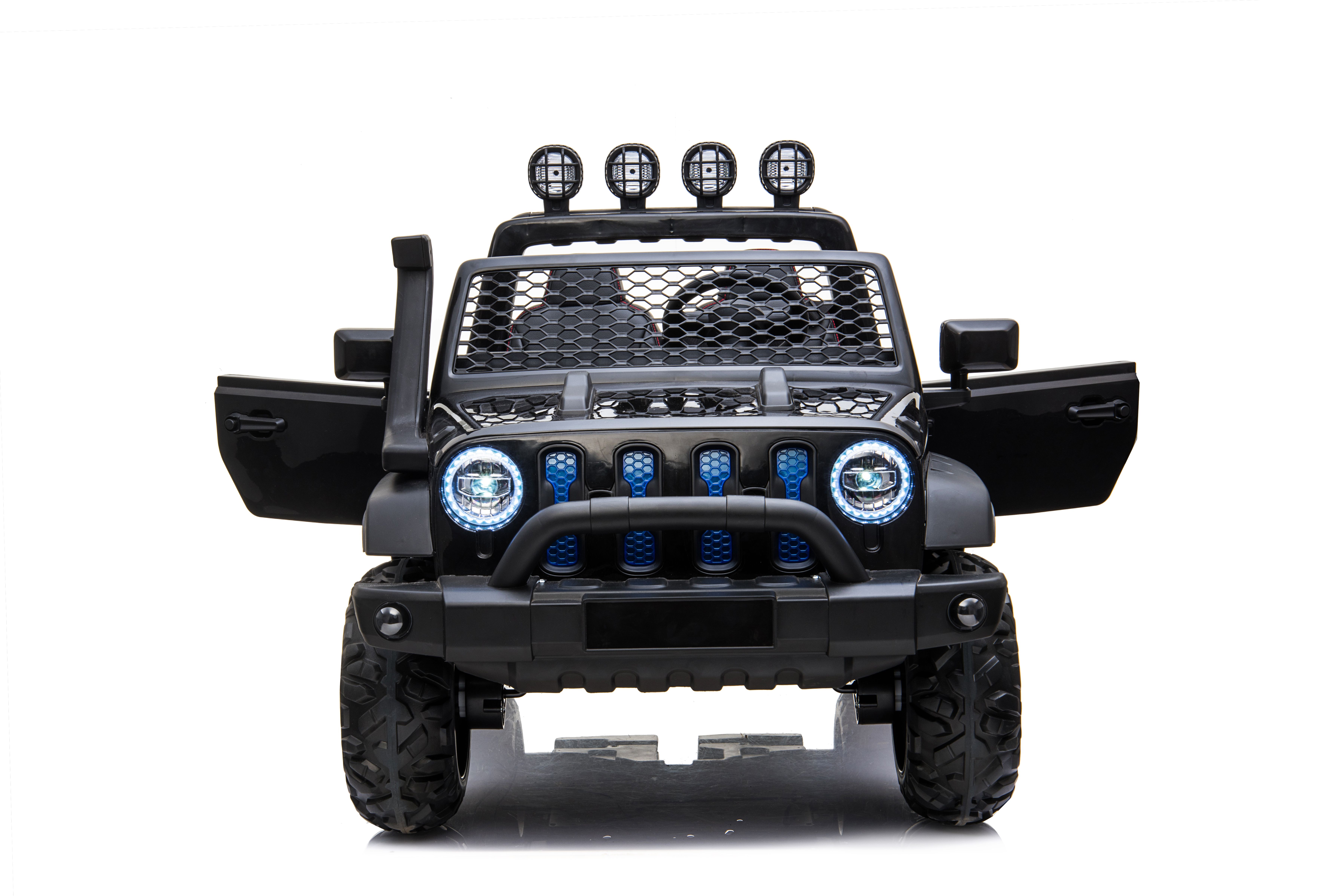 Remote Control and Led Light 4 Wheels Electric UTV 24v Ride On Car for Kids by Plastic