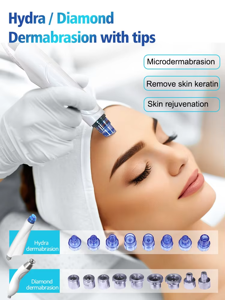 Non Invasive 9 In1 Skin Care Blackhead Removal Skin Regeneration Hydra Beauty Machine