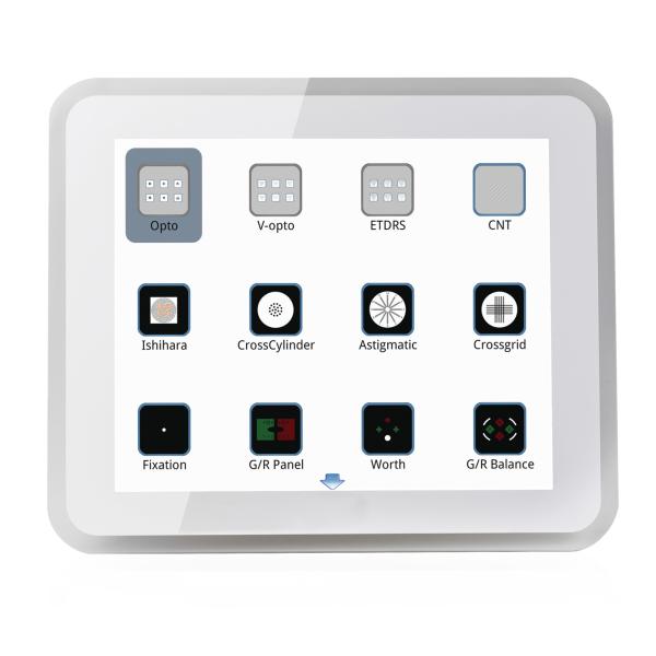 Good Price Desk Support Style Vision Tester with CNT Curve Notice / Excellent Floor Stand Style Vision Tester