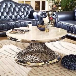 Quality Functional Hotel Circular Granite Top Tea Table OEM ODM wholesale