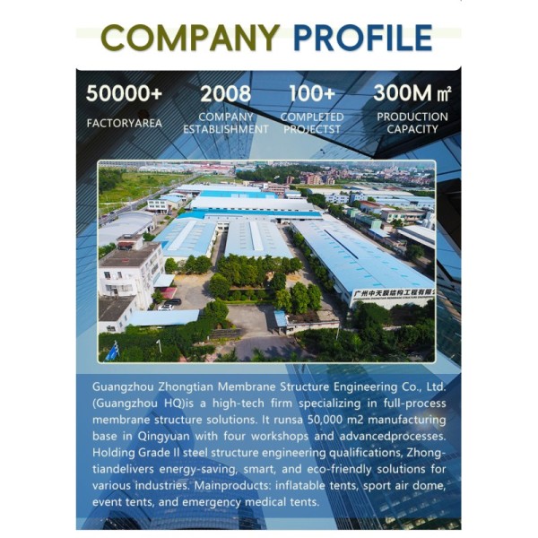 Thermal Insulated Anti-Freezing Foundation Pit Air Dome System with Double-Layer Membrane for Winter Excavation Projects