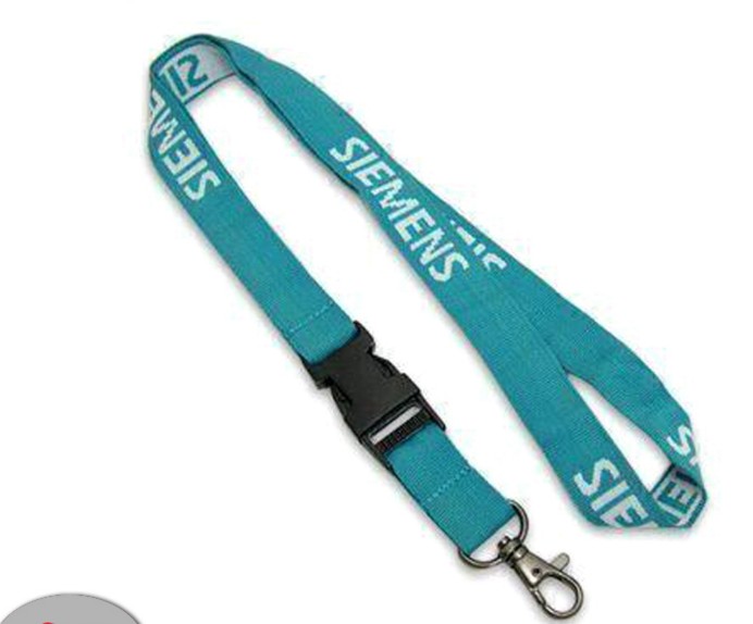 Promotional Nice Looking Silk Screen Lanyards With Metal Hook And Safety Clasp