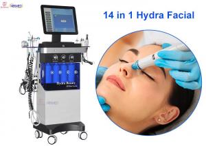 Quality 14 Handpieces Hydra Facial Oxygen Machine Microdermabrasion Hydrodermabrasion Machine wholesale