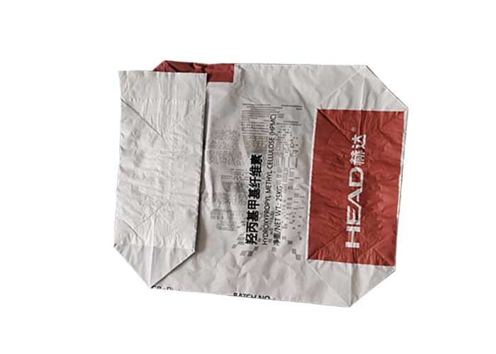 20kg 25kg 3ply Valve Paper Bags For Ceramic Tile Adhesive Packaging