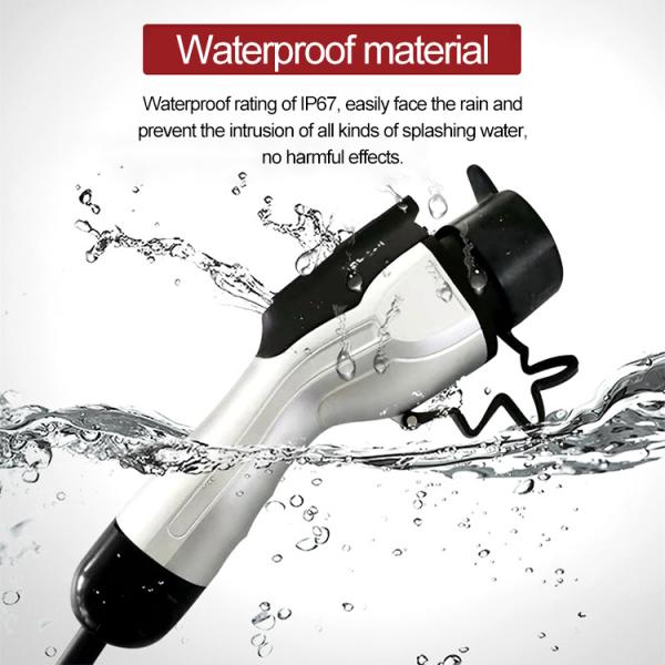 3 Phase 250V EV Charger Gun 4m EV Charging Extension Cable