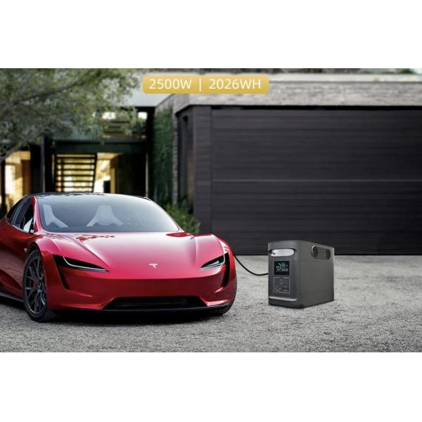 OEM ODM LiFePO4 lithium battery 2026Wh Fast Charging Flexible Portable power station Electric Car Charger for EV