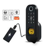 Waterproof IP65 Smart Lock Fingerprint Rim lock Wifi Intelligent Digital