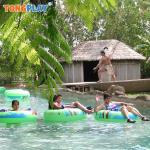 Entertainment Aqua Park Lazy River Wave Pool Equipment Customized