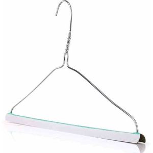 Quality 18inch Notched Shape Wire Shirt Hangers For Dry Cleaners wholesale