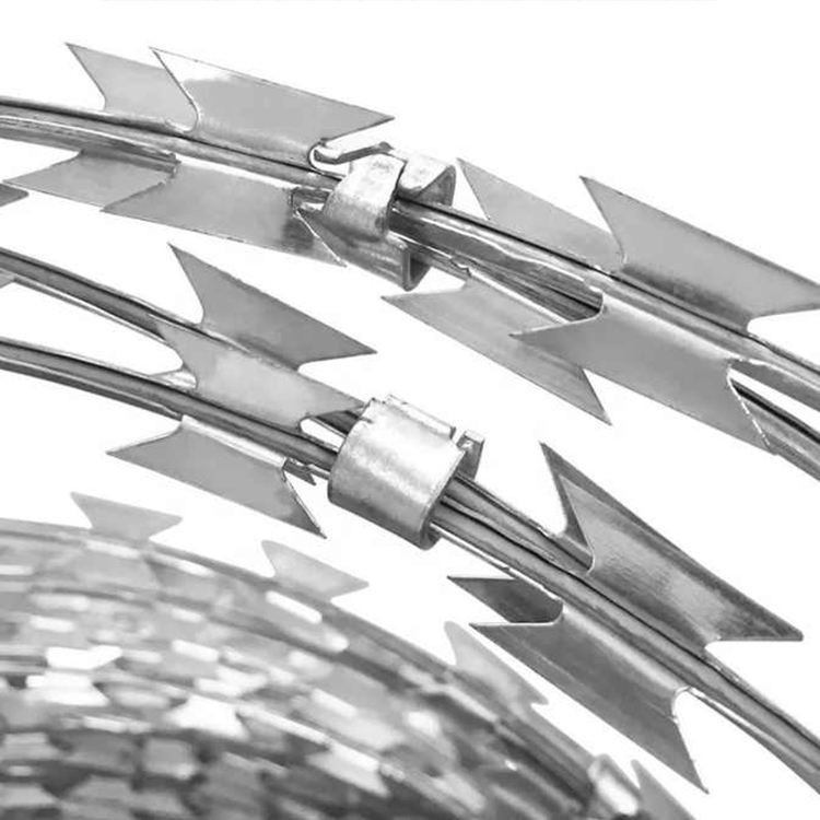 High Quality 2.5mm Diameter Galvanized Razor Barbed Wire Manufacturer In China