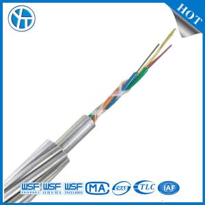 Quality Power Communication Opgw Adss Cable , 24 Core Optical Power Ground Wire wholesale