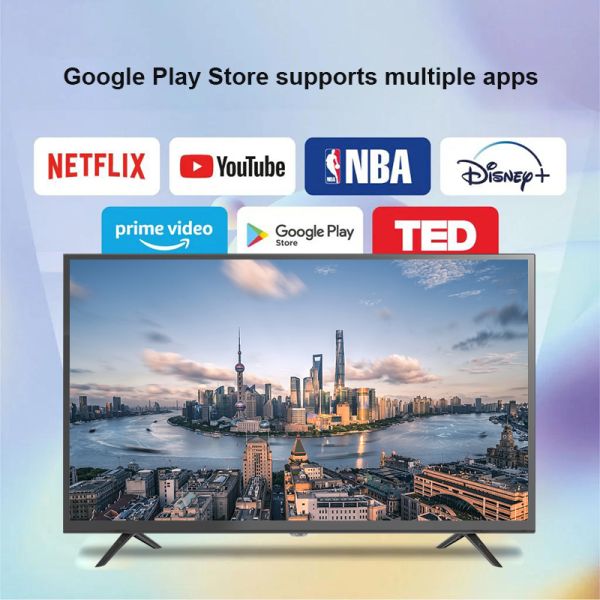 43-Inch Android Smart TV 4K UHD HDR LED with Wi-Fi High Definition LCD Screens Wholesaler