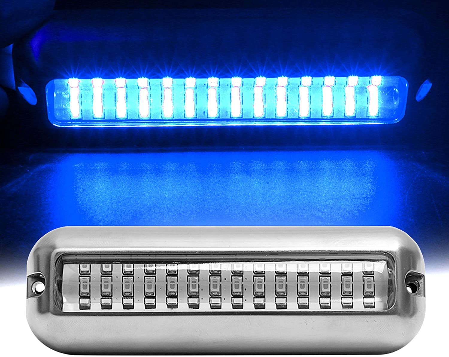 ROHS Yacht Blue Underwater Boat Lights Underwater Marine Lights For Boats