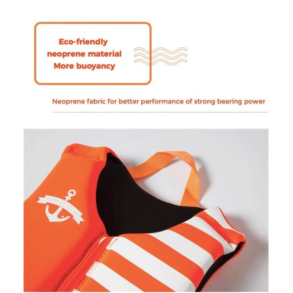 Customized Children'S Life Jacket Surf Inflatable Neoprene EPE Foam Safe Children'S Waterproof Life Jacket