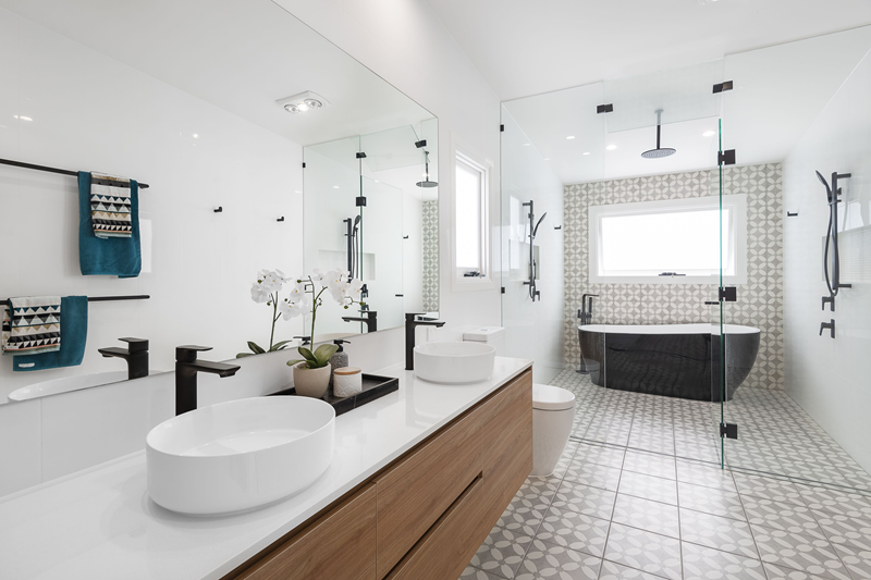 Modern Round Led Mirror Sliding Solid Wood Cabinet Combo Bathroom Sink with Materials