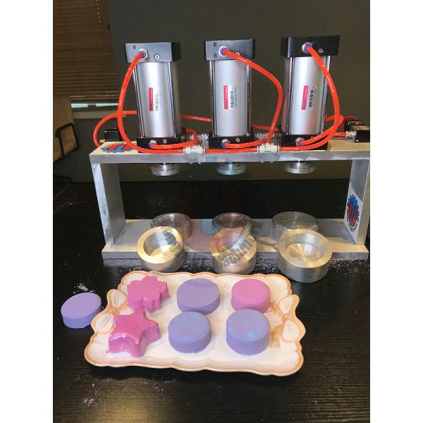 Pneumatic Fizzy Bath Bomb Ball Press Machine for Handmade Small Bubble Shampoo Bar