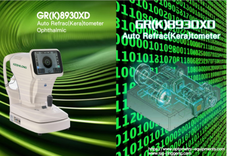 Ophthalmic Auto Ref/Keratomater Refractometer with Keratometer HD Capacitive touch screen GR(K)8930XD Keshilong Brand