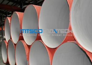 Quality ASTM A312 Welded Pipe Plain Ends , Stainless Steel Thin Wall Pipe With RT wholesale