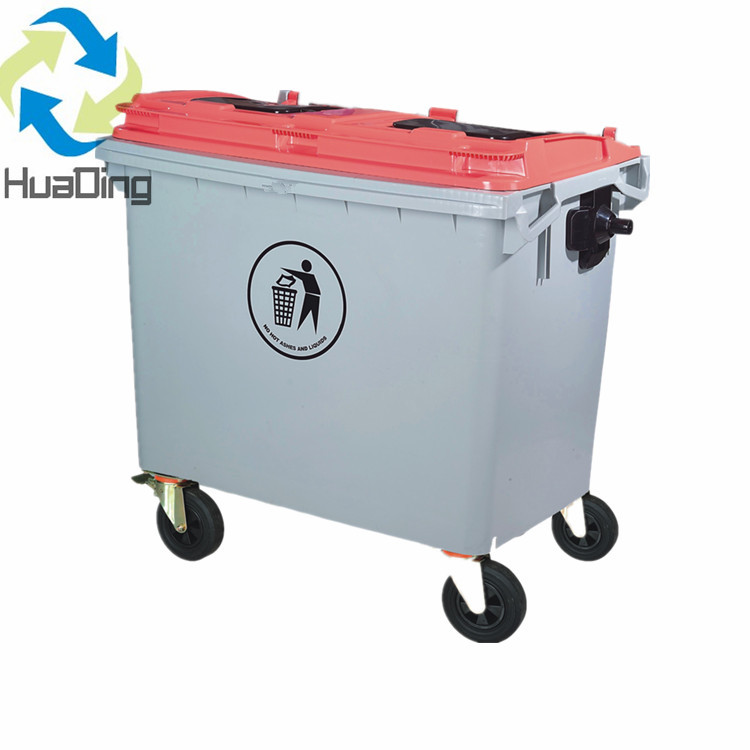 Quality 660L plastic dustbin lid wholesale