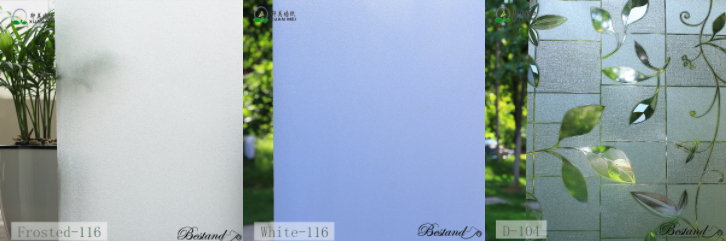 High Quanlity Static Cling Embossed Frosted Removable Privacy Window Film for Home Decorative Decoration